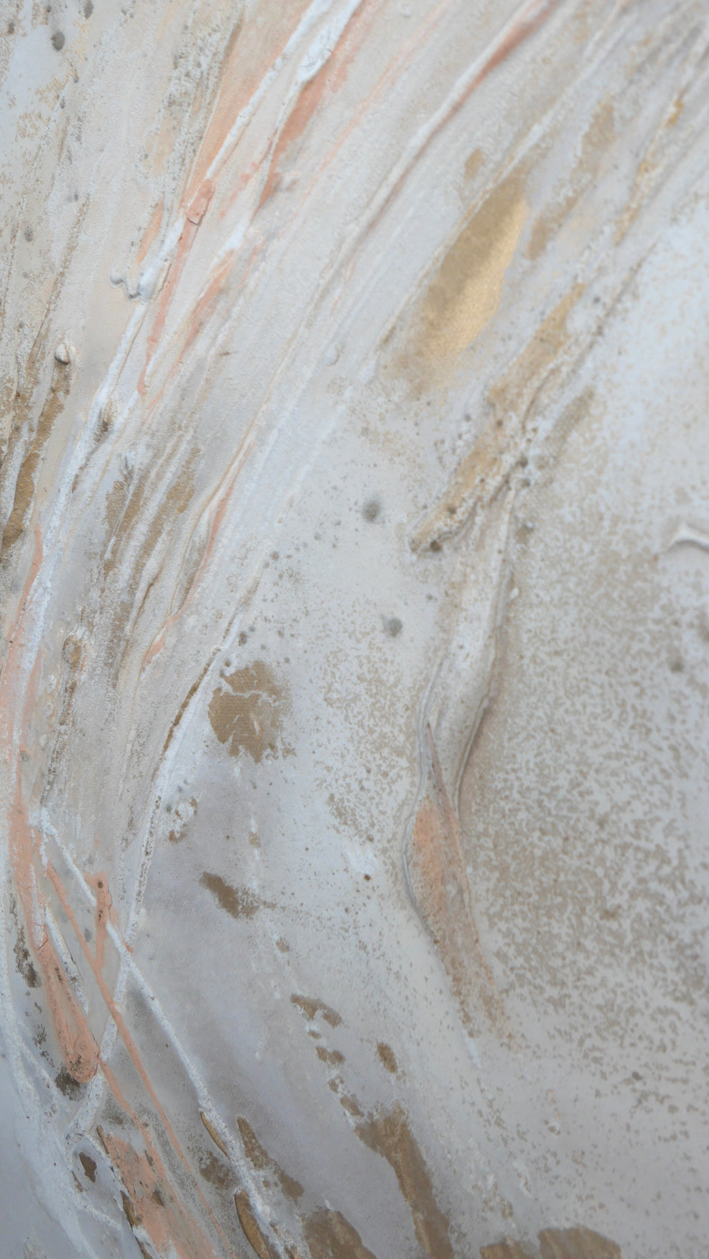 Close-up of the calm layered surface of Peace