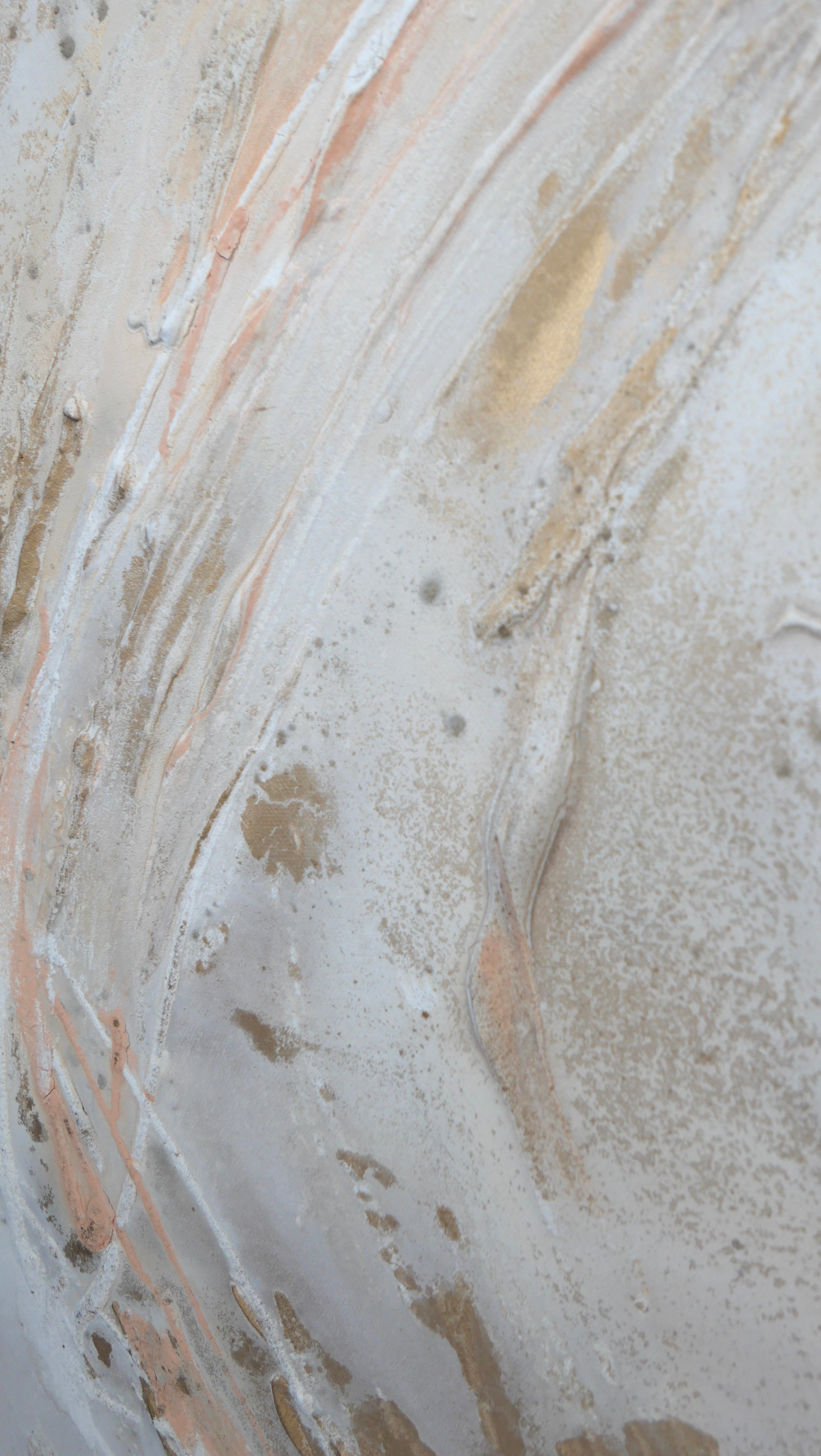 Close-up of the calm layered surface of Peace