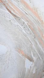 Textured ridges and the quiet centre of Peace, up close